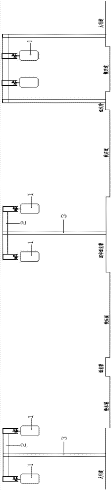 Personal hanging type double-rail and double-power automatic control light rail traffic system