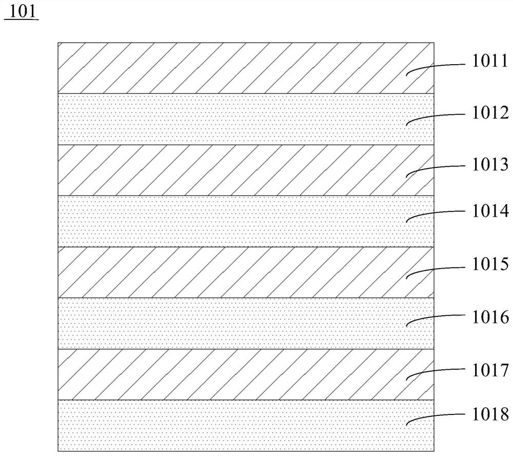 Pressing structure of PCB and processing method of PCB