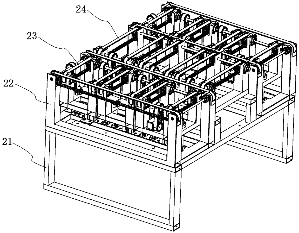 Road upper intelligent automatic access parking device