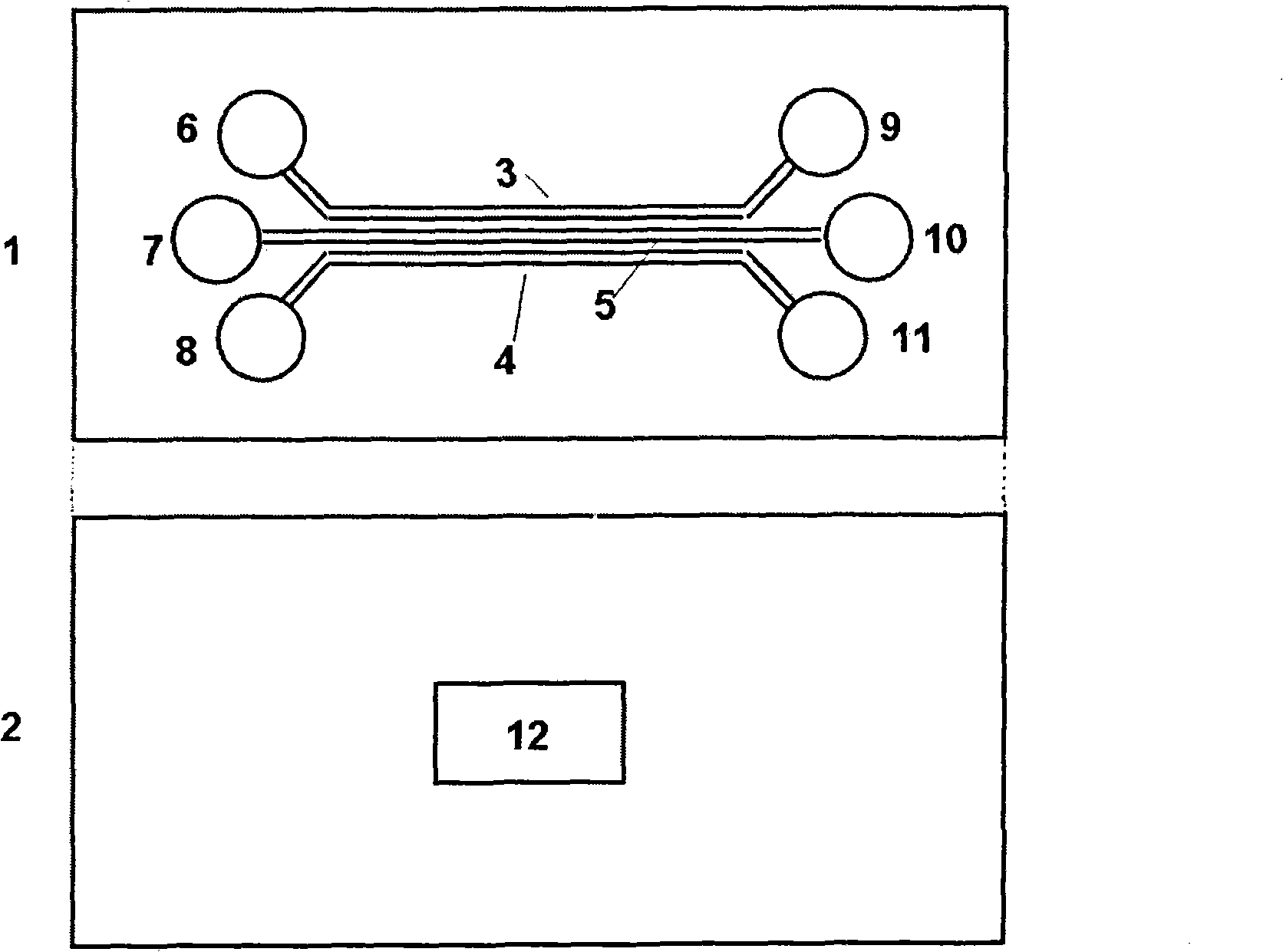 Microfluidic control chip for cell immobilization and solution dilution