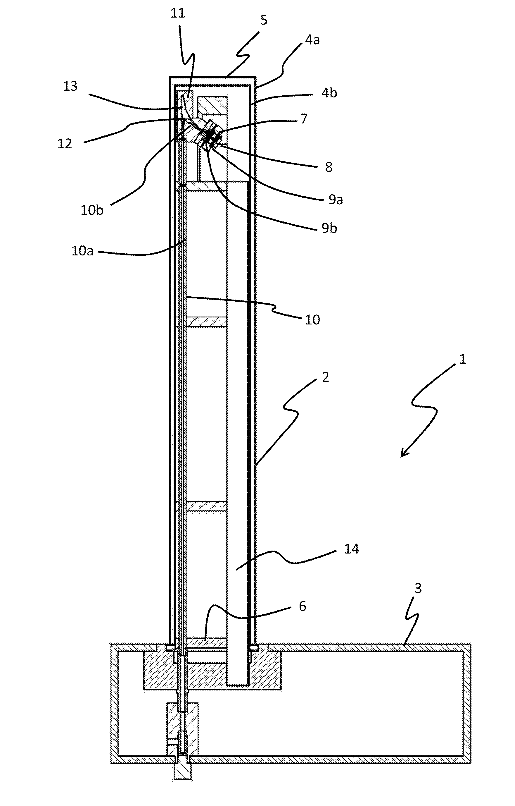 NMR-MAS probe head with integrated transport conduit for an MAS rotor