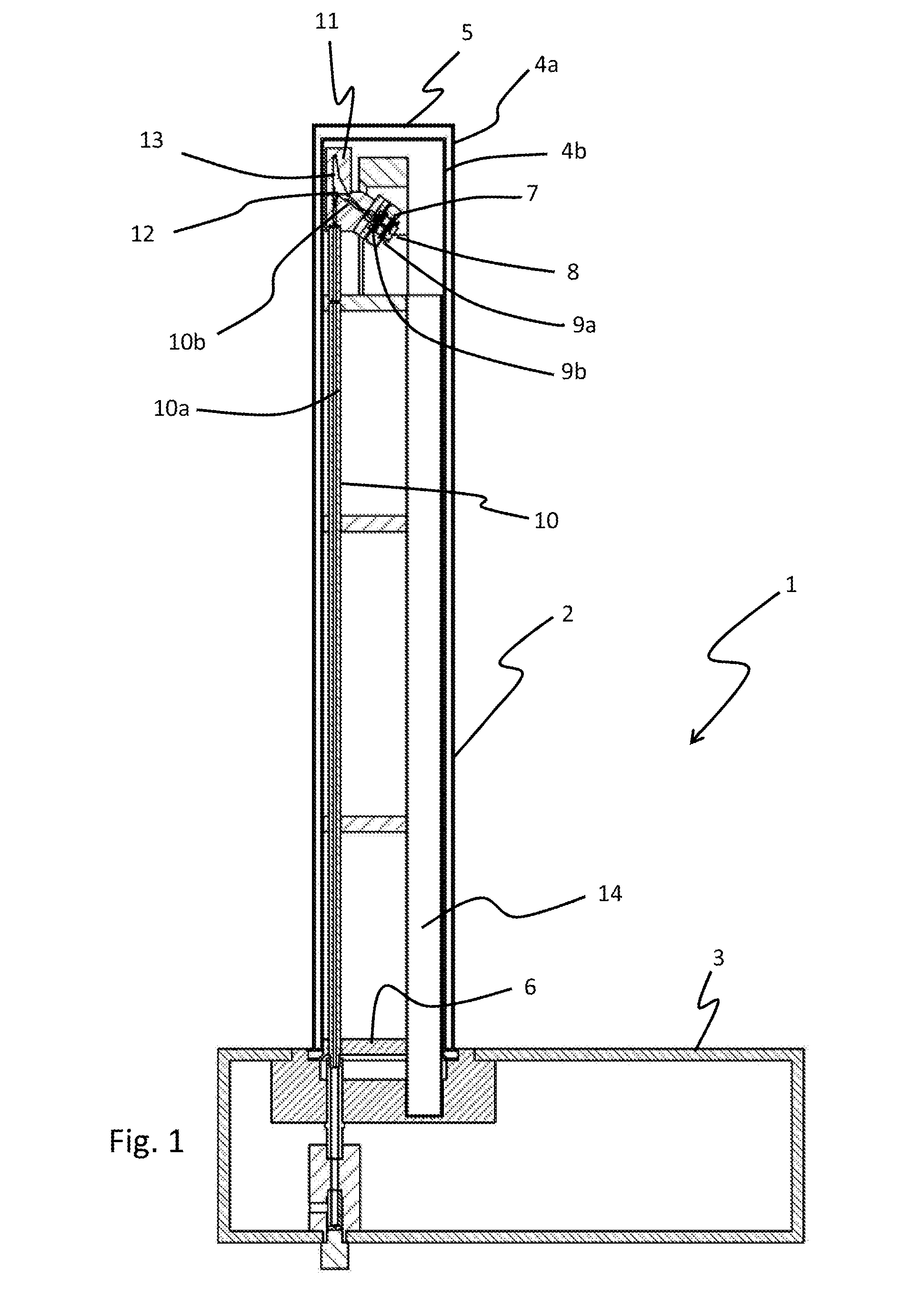 NMR-MAS probe head with integrated transport conduit for an MAS rotor