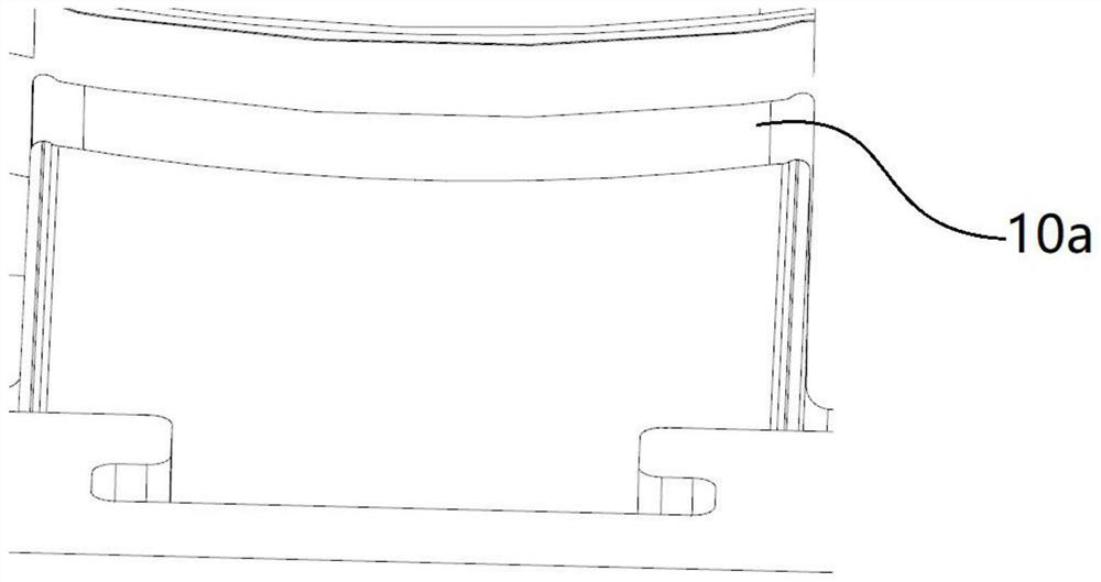 Die for four-sided side trimming of protruding amount of inner and outer cones of truck