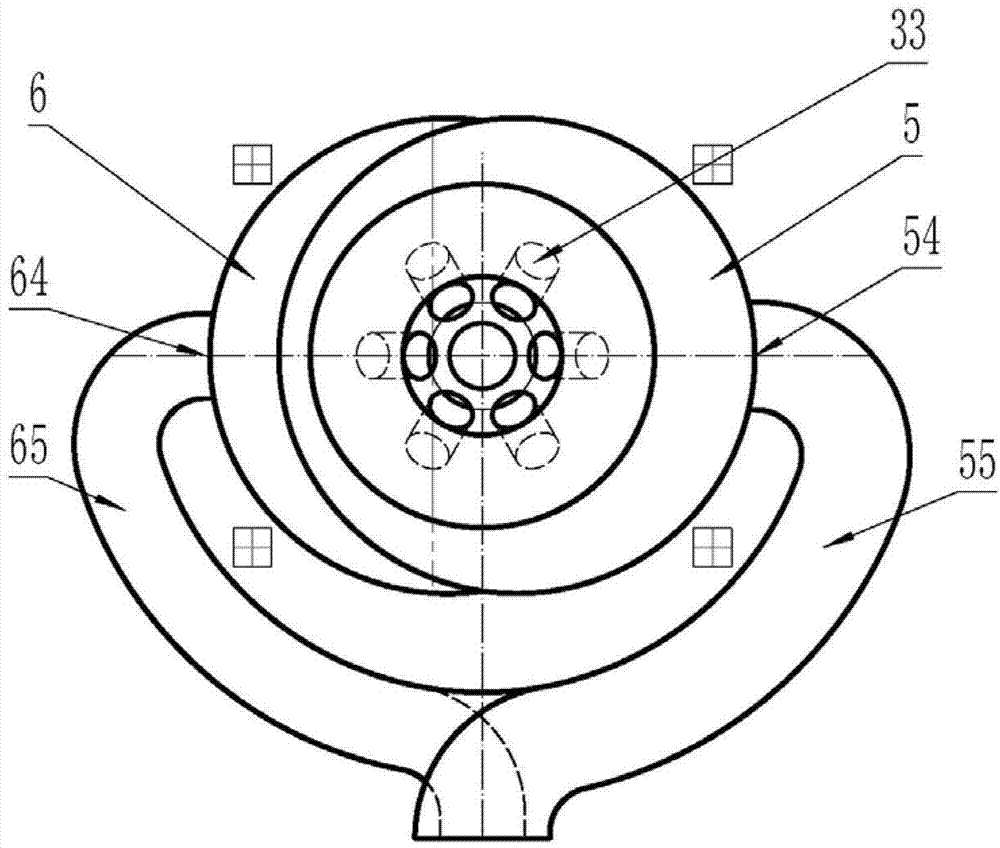 Cooling device for annular cooling machine and annular cooling machine