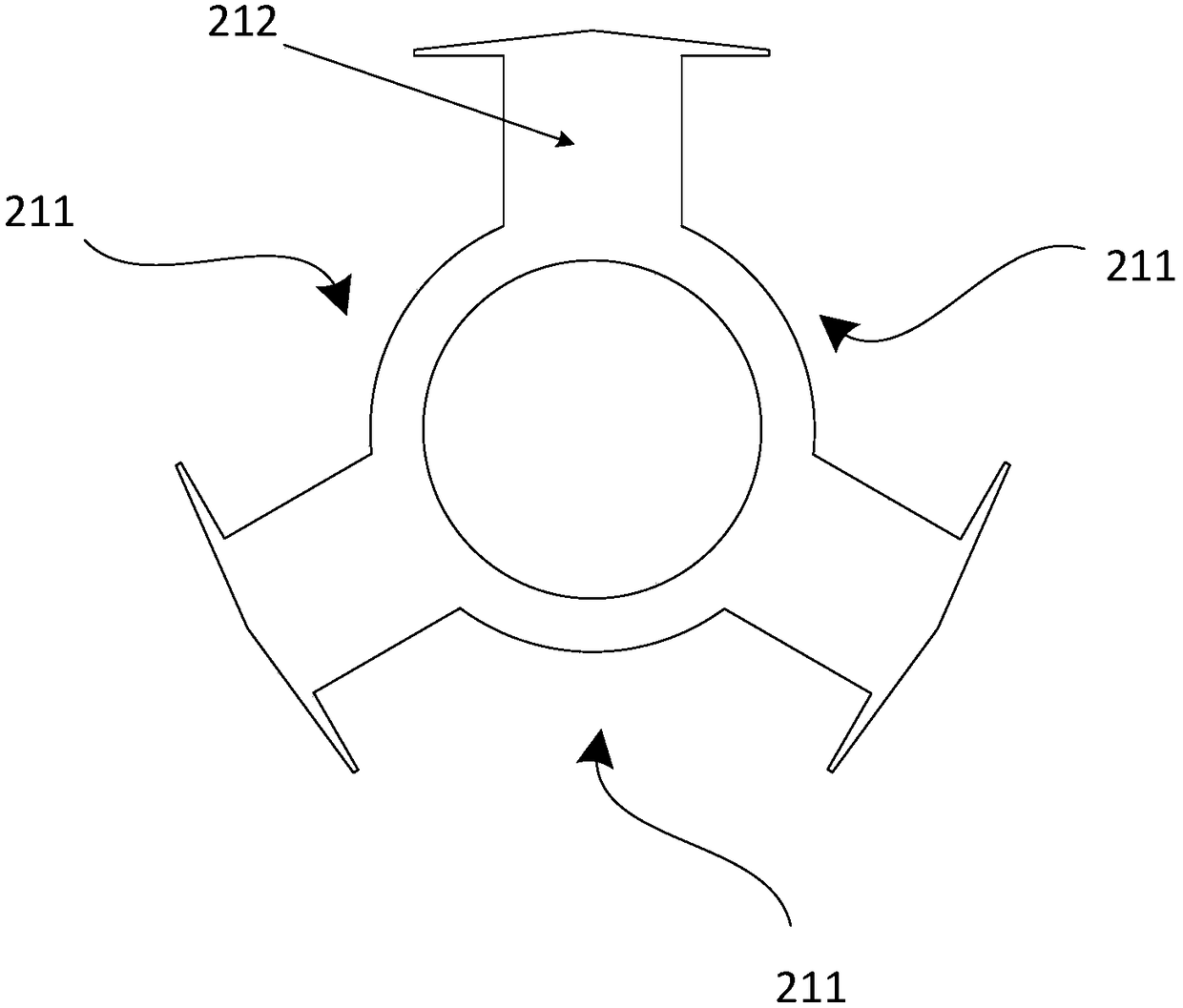 Motor, motor control system, motor temperature measuring method and unmanned aerial vehicle