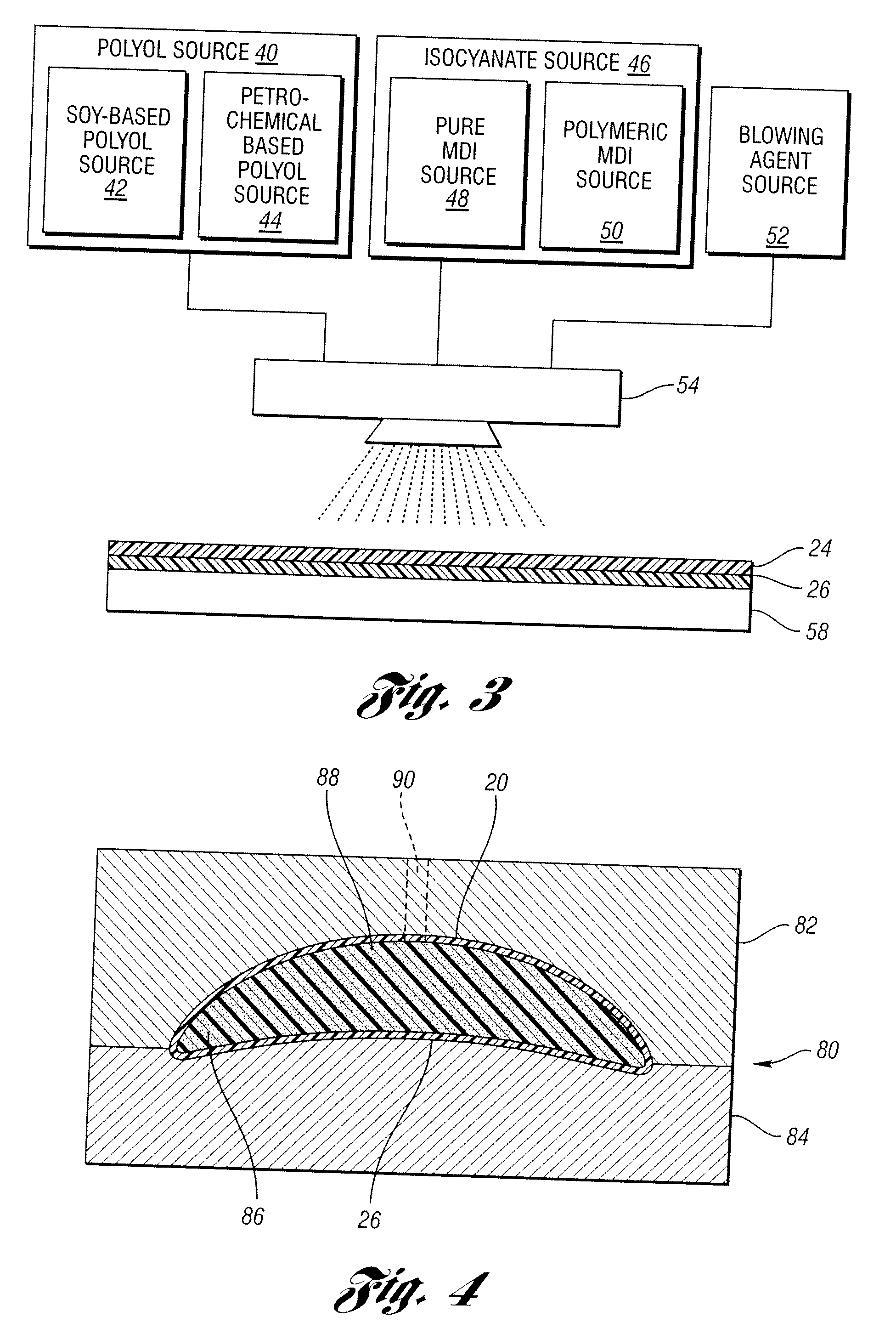 Interior panel component for use with a vehicle and method for making