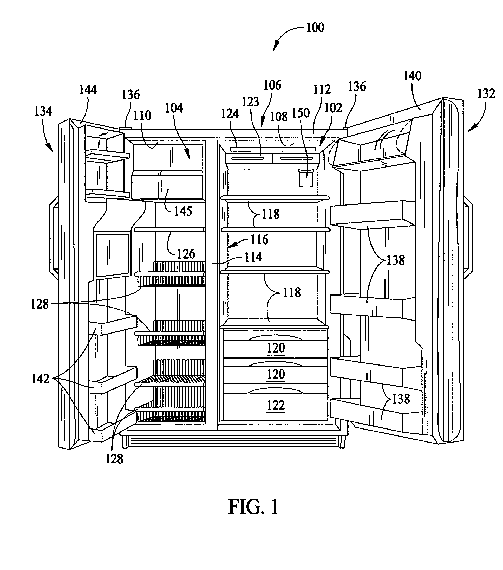 Apparatus and method for controlling odor within an appliance