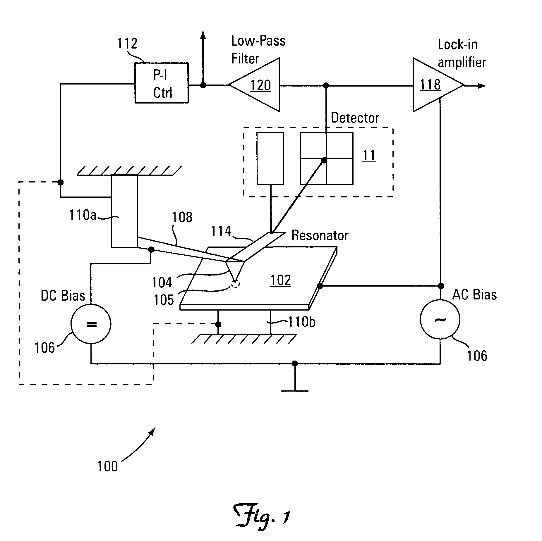 Preamplifying cantilever and applications thereof