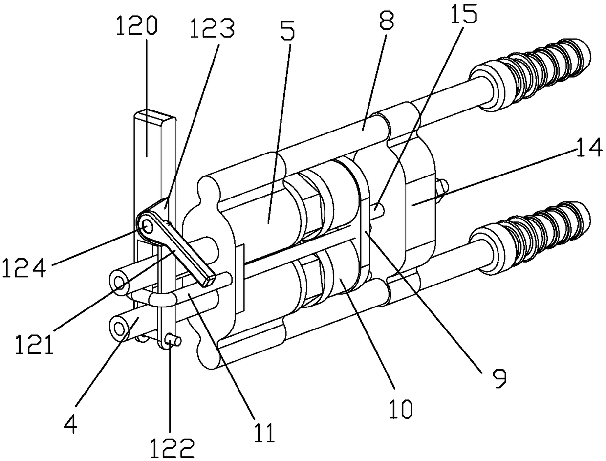 Magnetic control type energy-saving welding gun structure