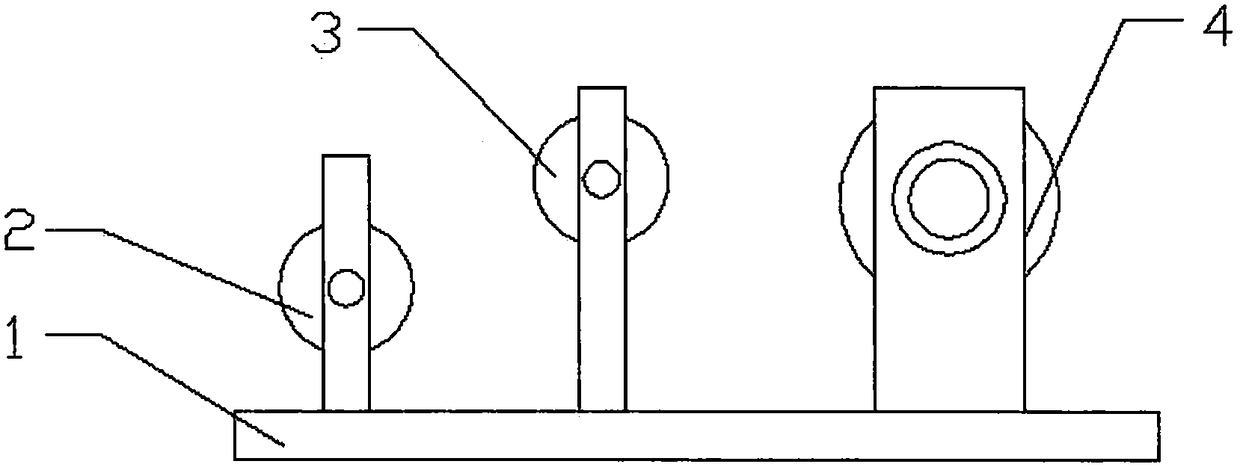 Silk blank winding device