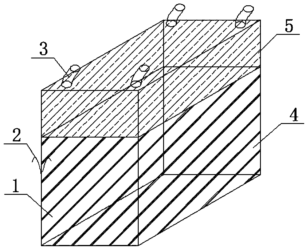 Building method of novel gob-side packing body