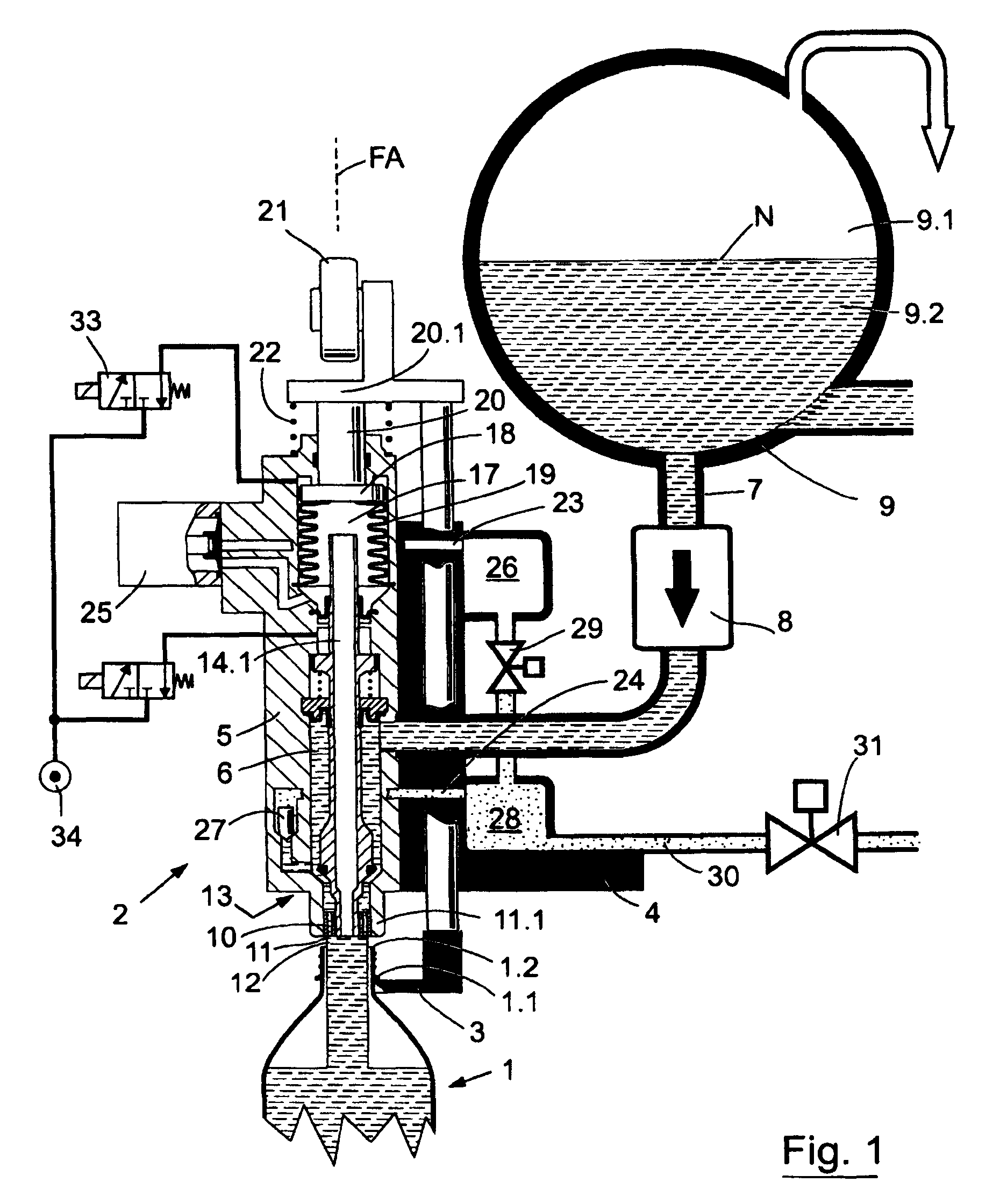 Method of treating a beverage bottle filling machine in a beverage bottling plant, method of cleaning a container filling machine in a container filling plant, and arrangements therefor