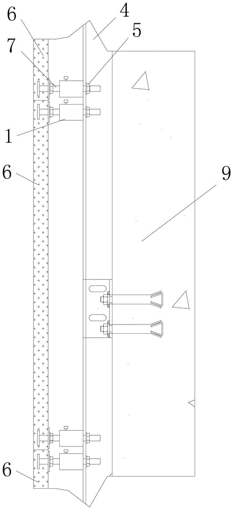 Dry-hanging stone curtain wall mounting and maintaining method and sleeve