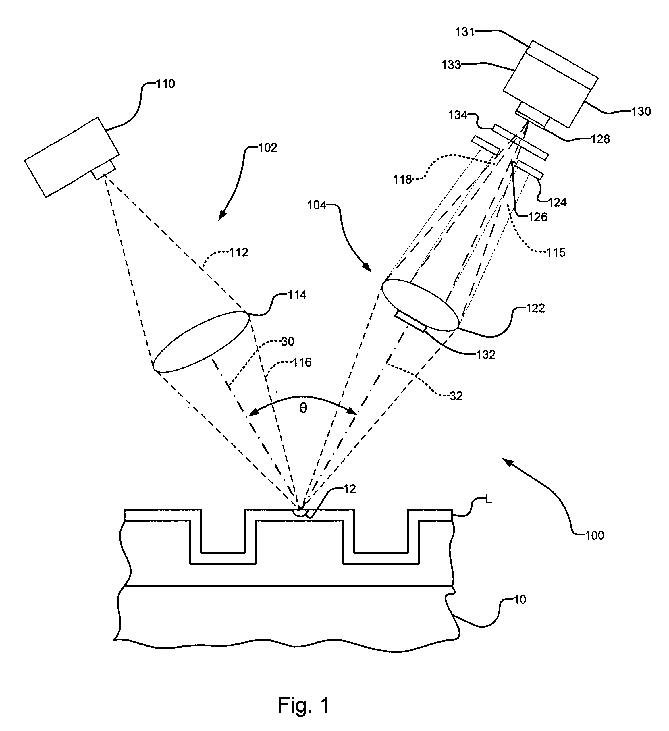 Back-end-of-line metallization inspection and metrology microscopy system and method using x-ray fluorescence