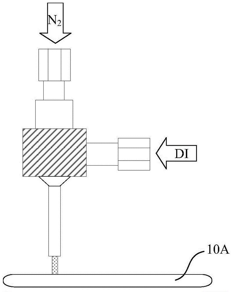 Chip cleaning method and device