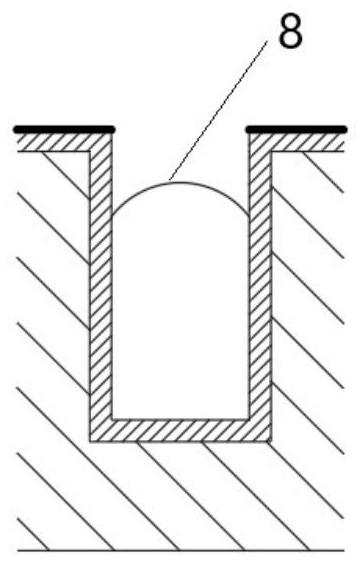 Adaptive electrode wall surface micro-nano pit micro-bubble generating device and manufacturing method thereof