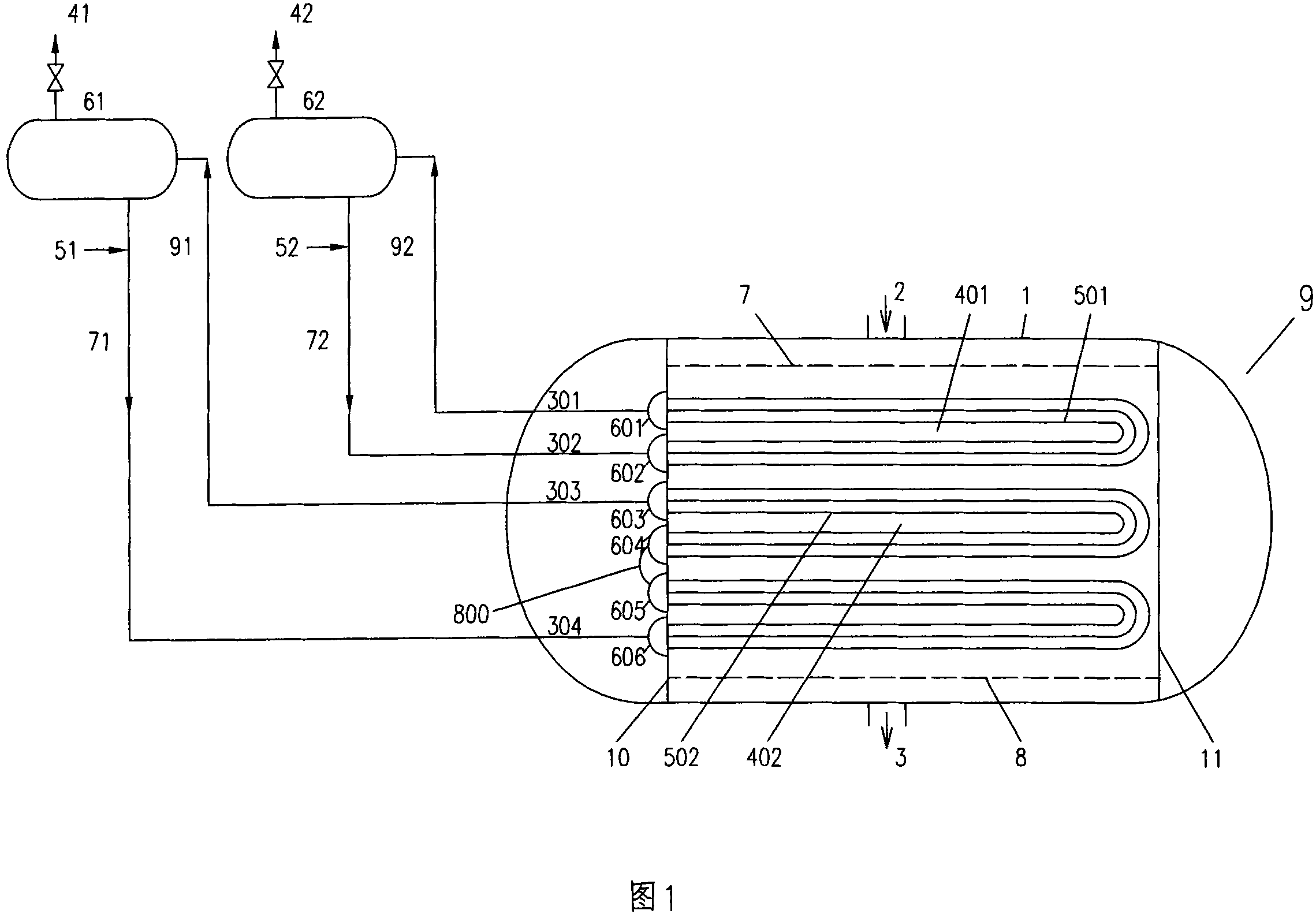 Combined reaction device