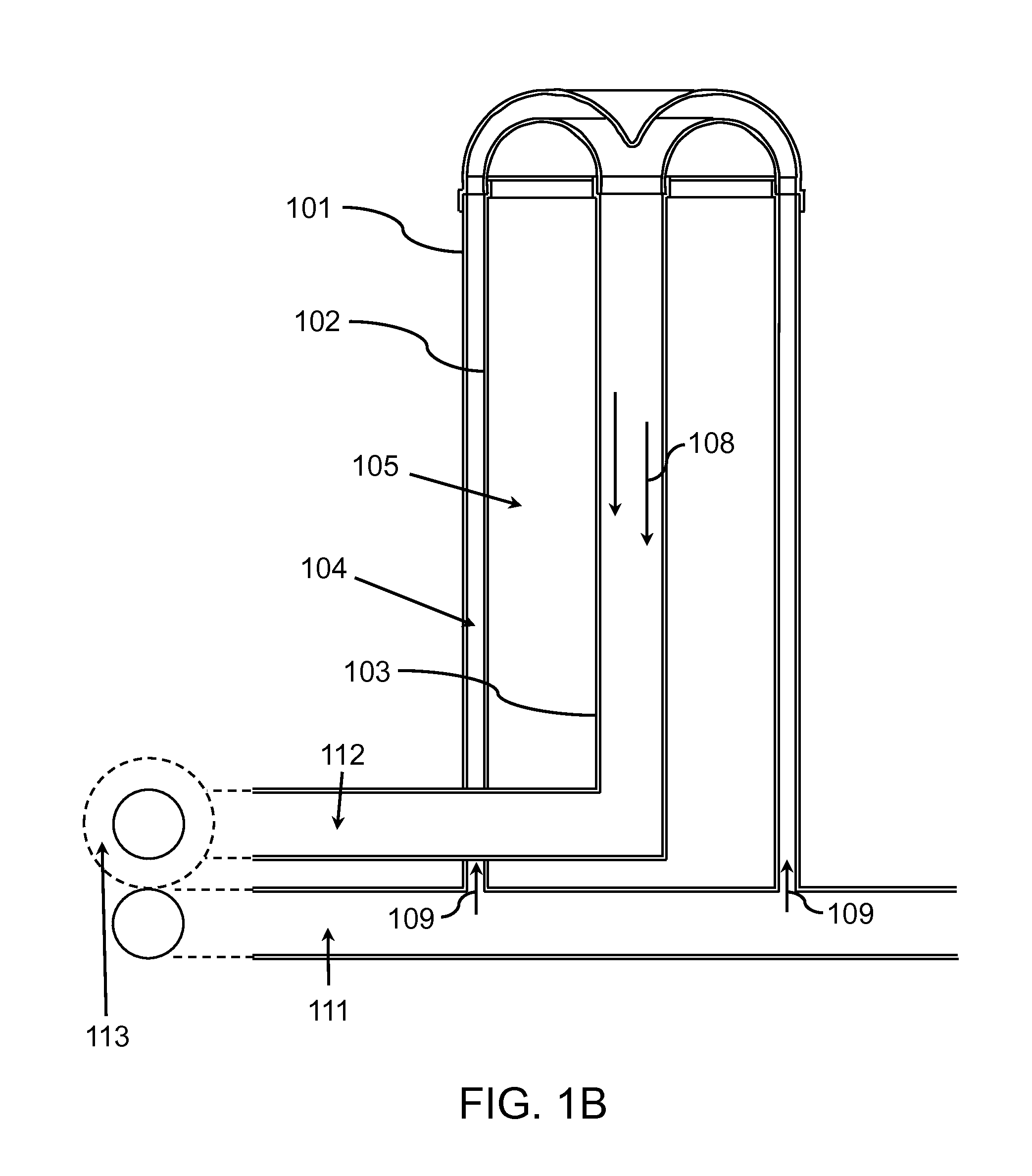 Solar thermal receiver with concentric tube modules