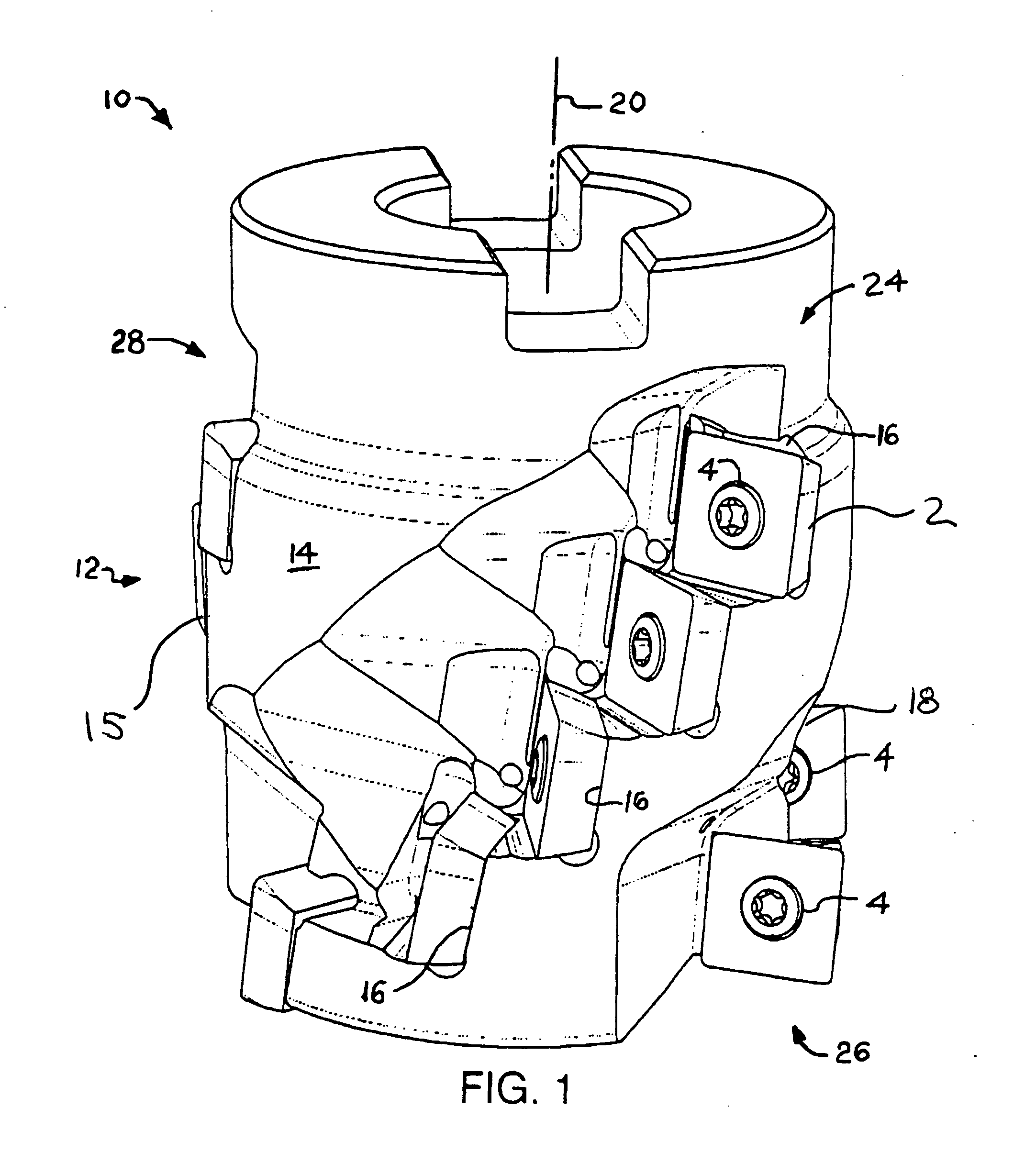 Rotary cutting tool having irregular insert orientation