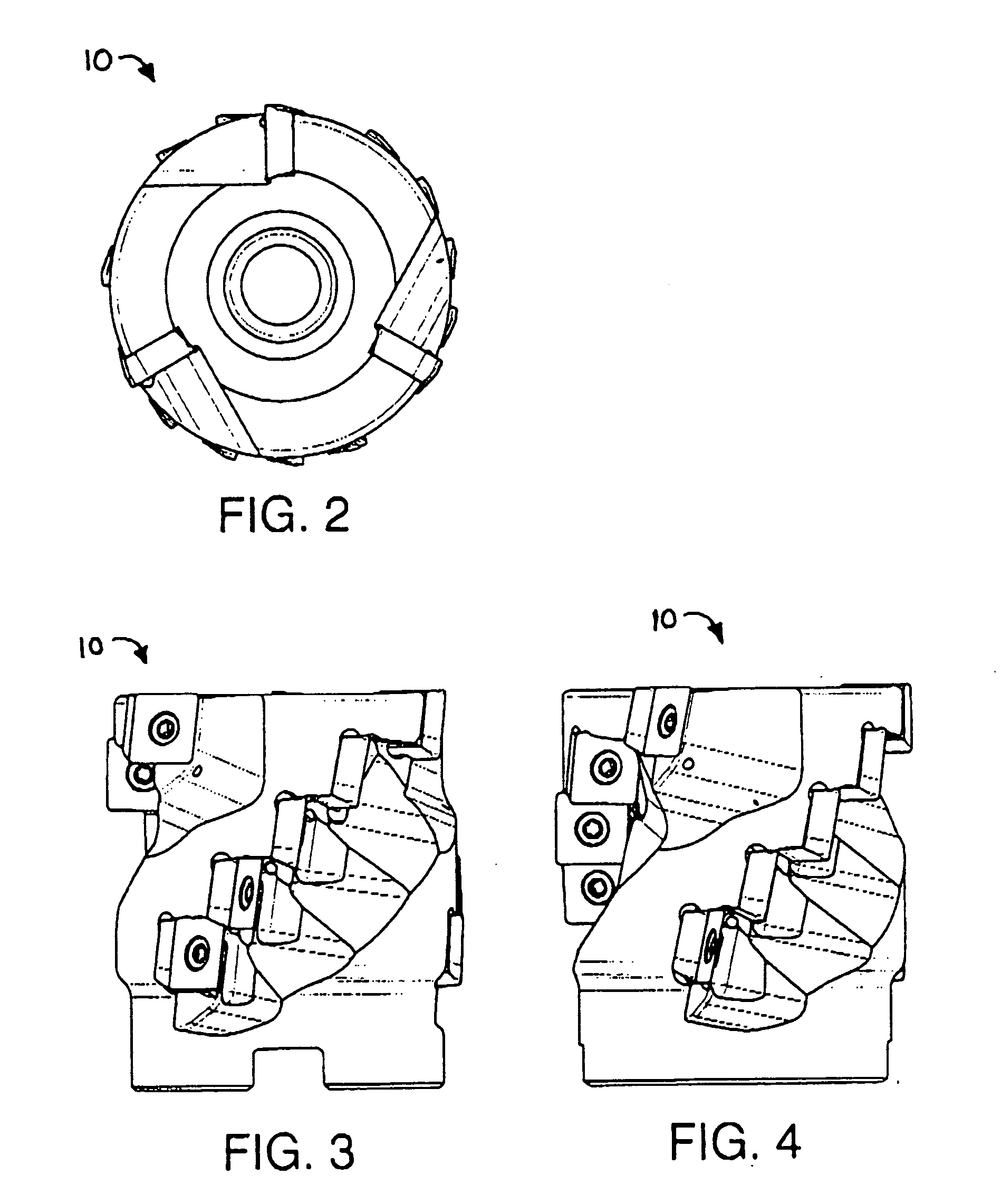 Rotary cutting tool having irregular insert orientation