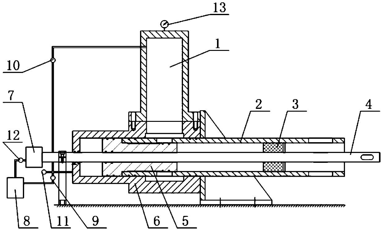 Light gas gun launcher for simulating explosive shock wave and high speed fragment coupling load