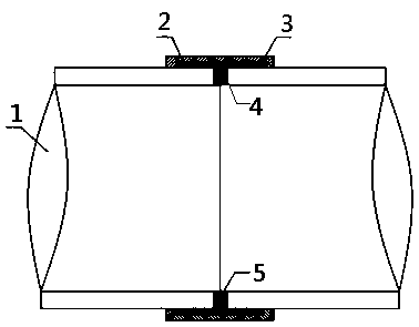 Connection method for installation of large-diameter pipe