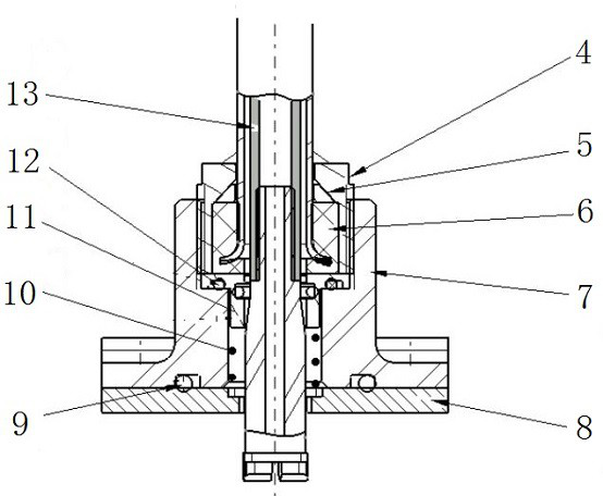 Oil dipstick with high-reliability sealing structure