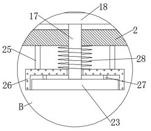 Emptying valve of air suspension centrifugal blower