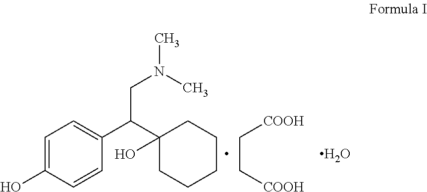 Modified release dosage form comprising desvenlafaxine or salts thereof