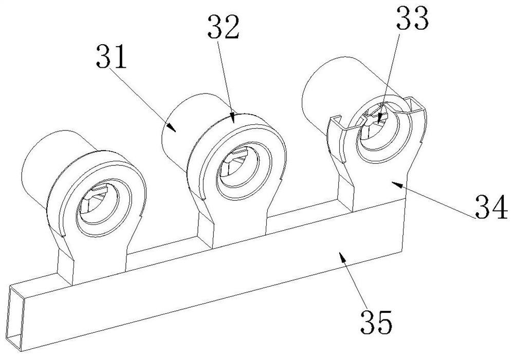 Silk thread circular blowing cooling device for textile production