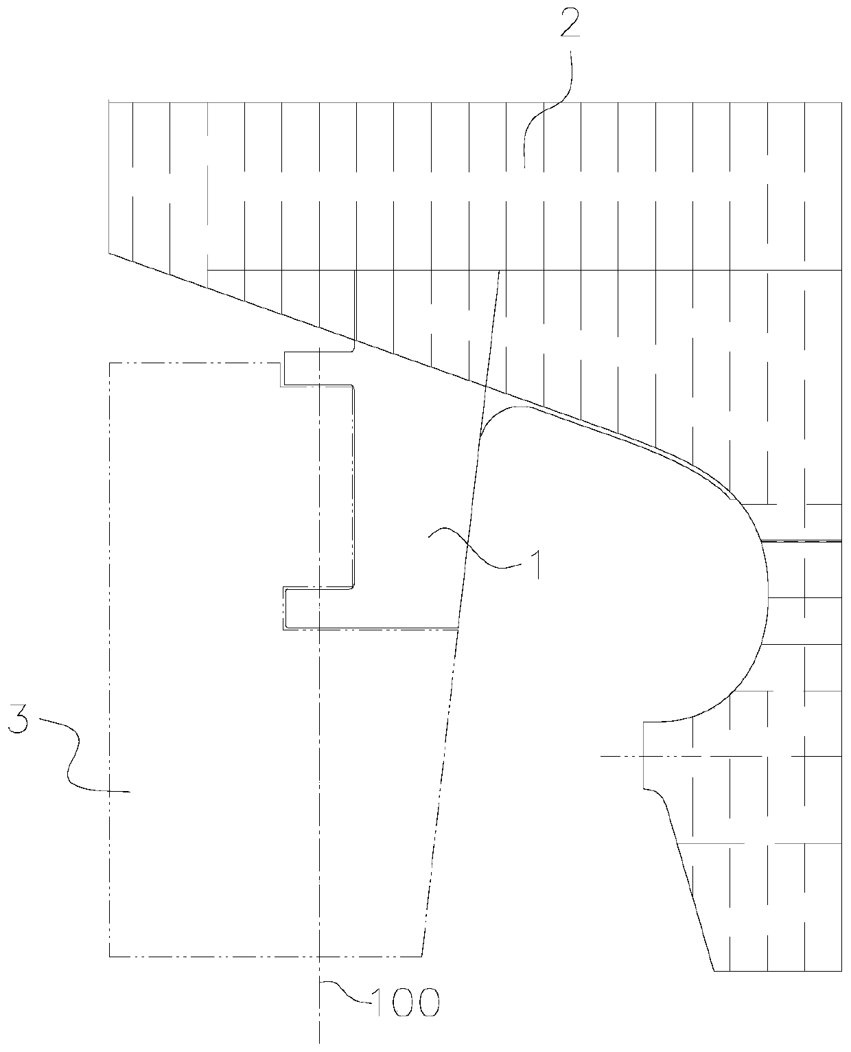 Method for designing large-scale marine rudder horn