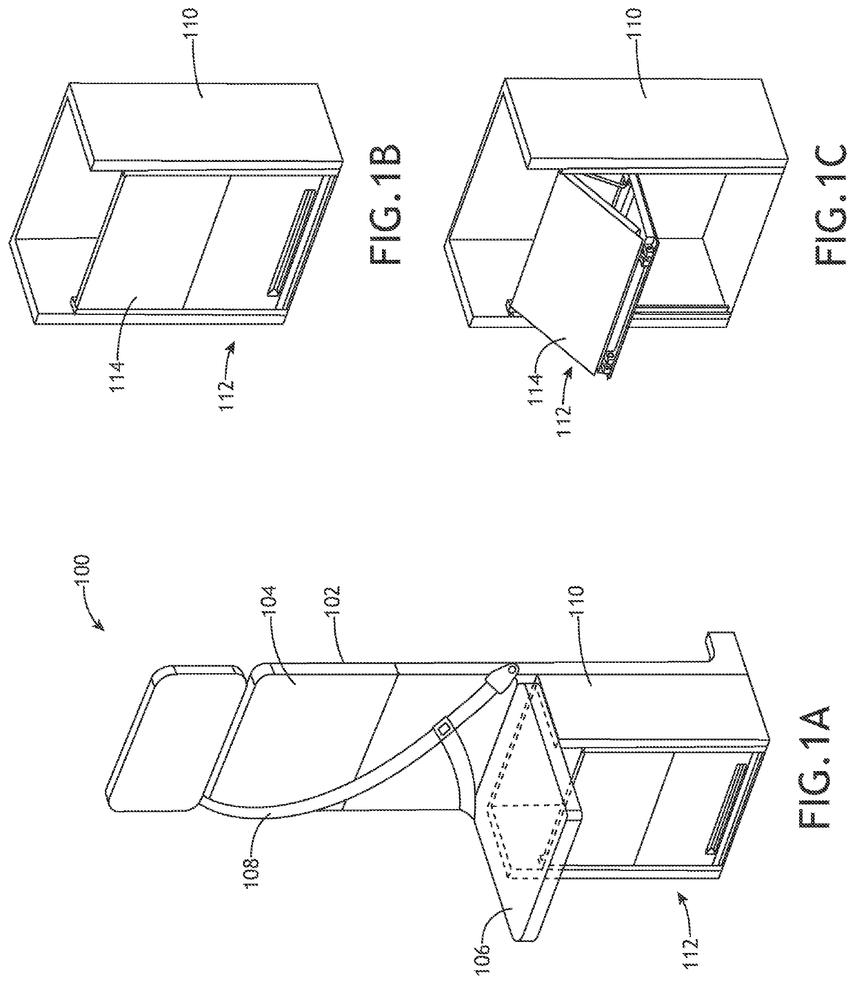 Bi-fold compartment door with spring assist and cam latch