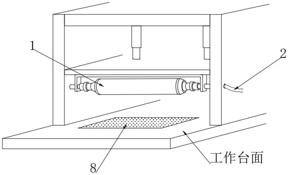 Air-to-water-cooled printing roller