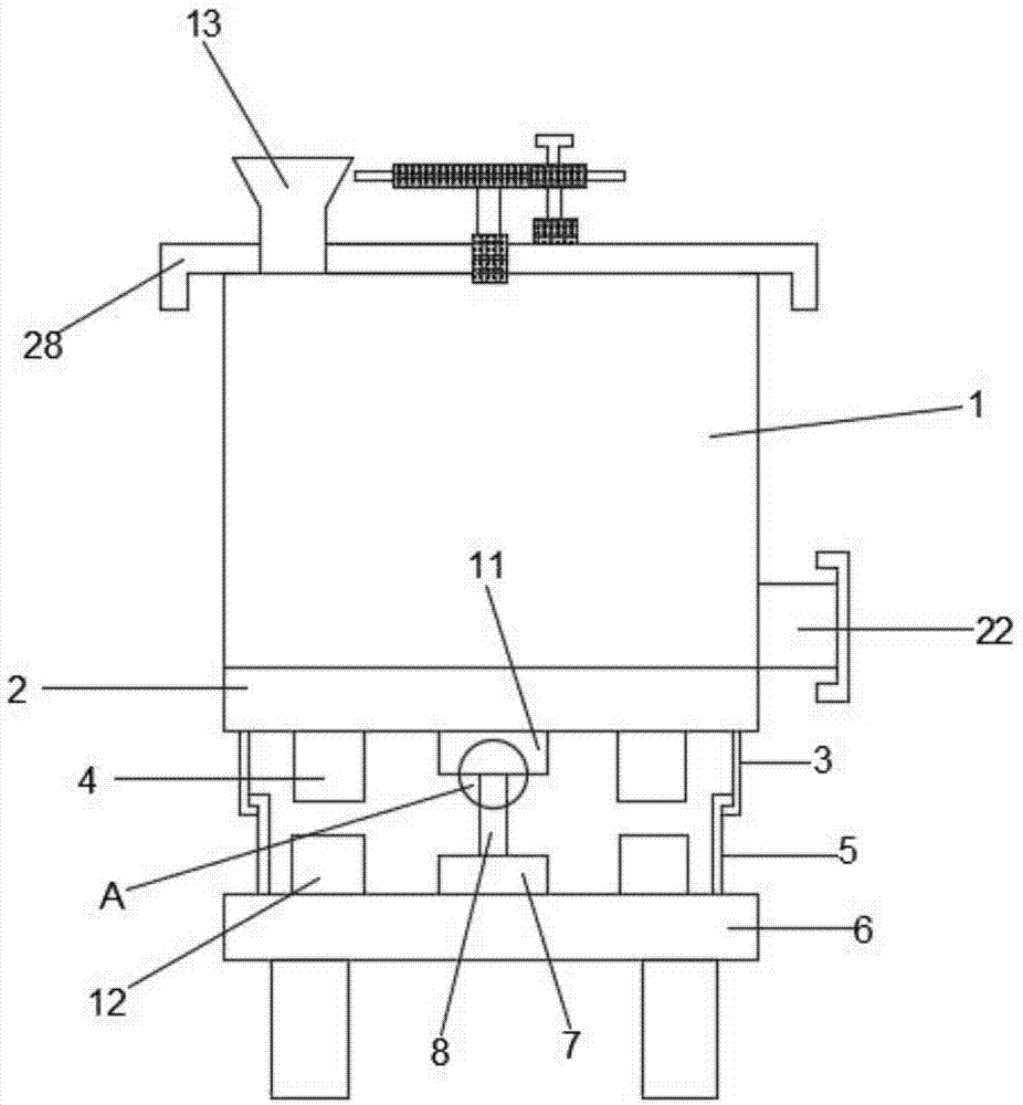 Buffered mixer for construction