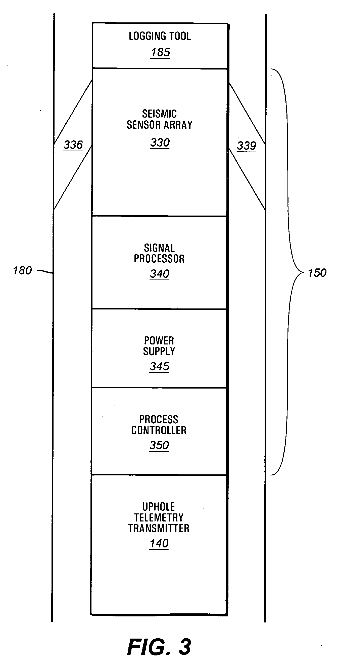 Vertical seismic profiling method utilizing seismic communication and synchronization