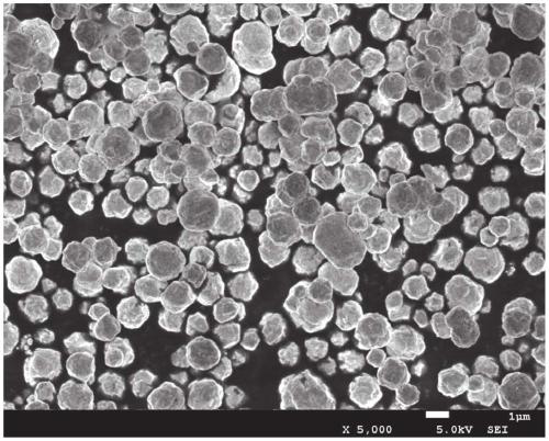 Silver powder used for crystalline silicon solar PERC cell silver paste and preparation method thereof