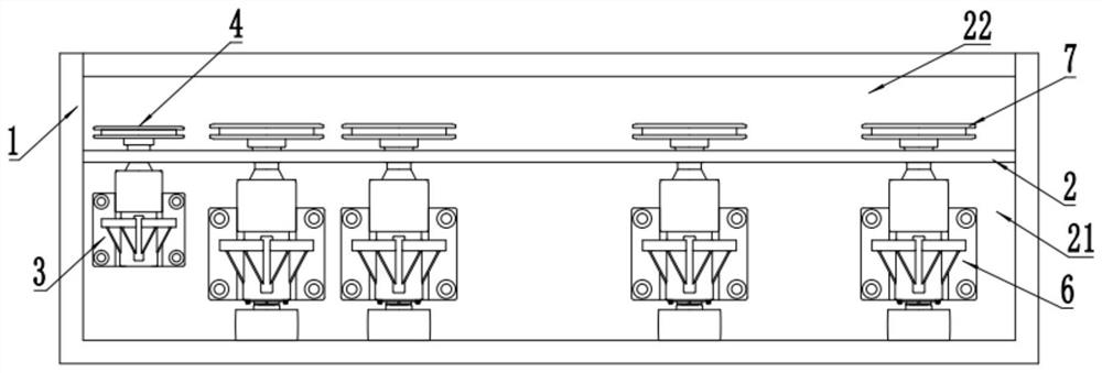 A wire drawing and annealing device for a sub-motor