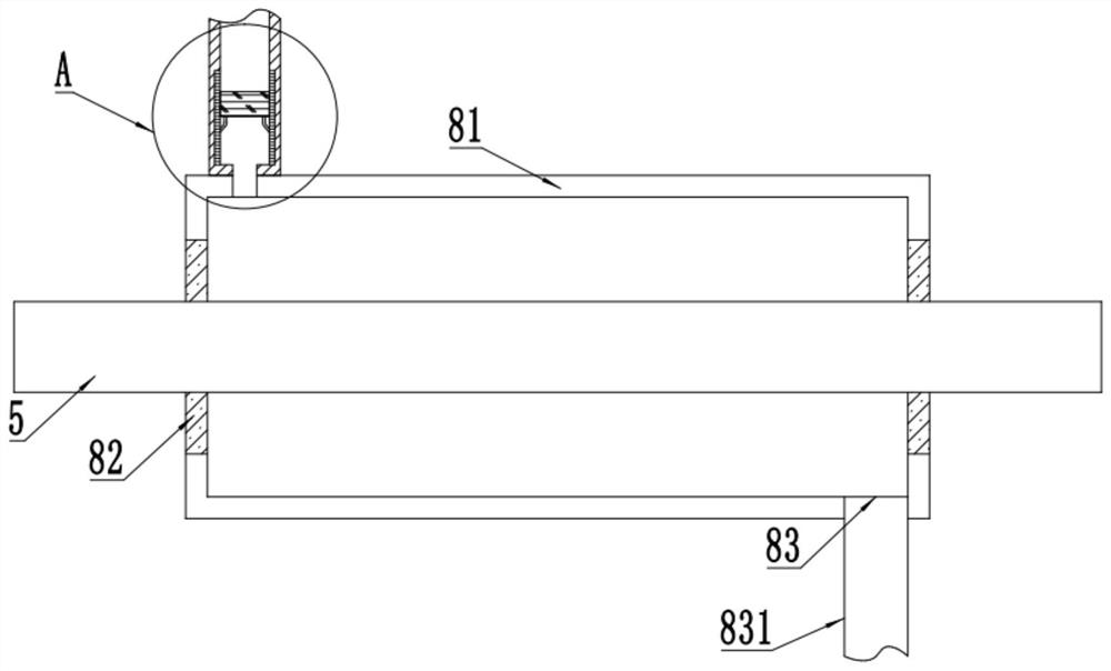 A wire drawing and annealing device for a sub-motor