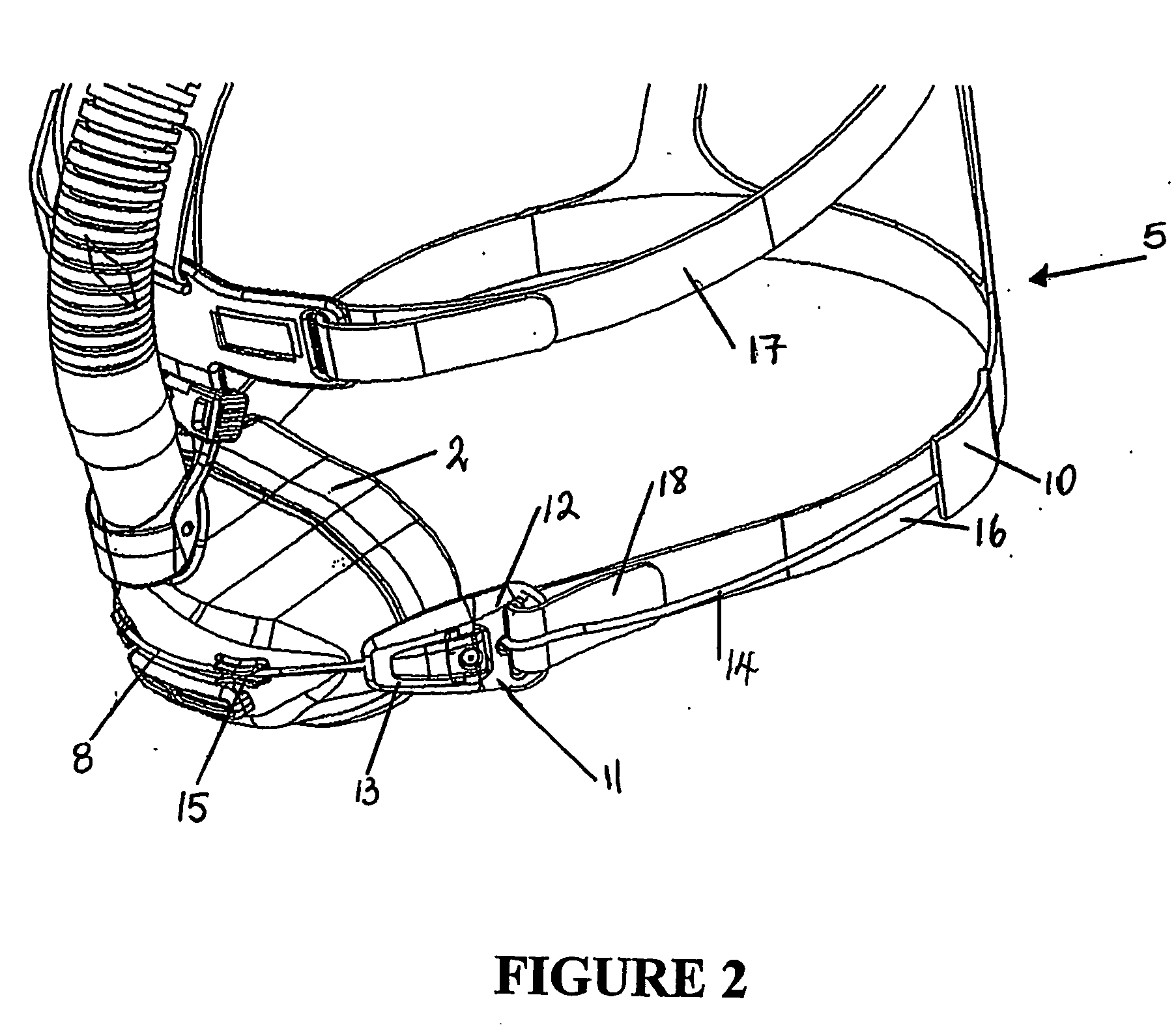 Release mechanism for masks