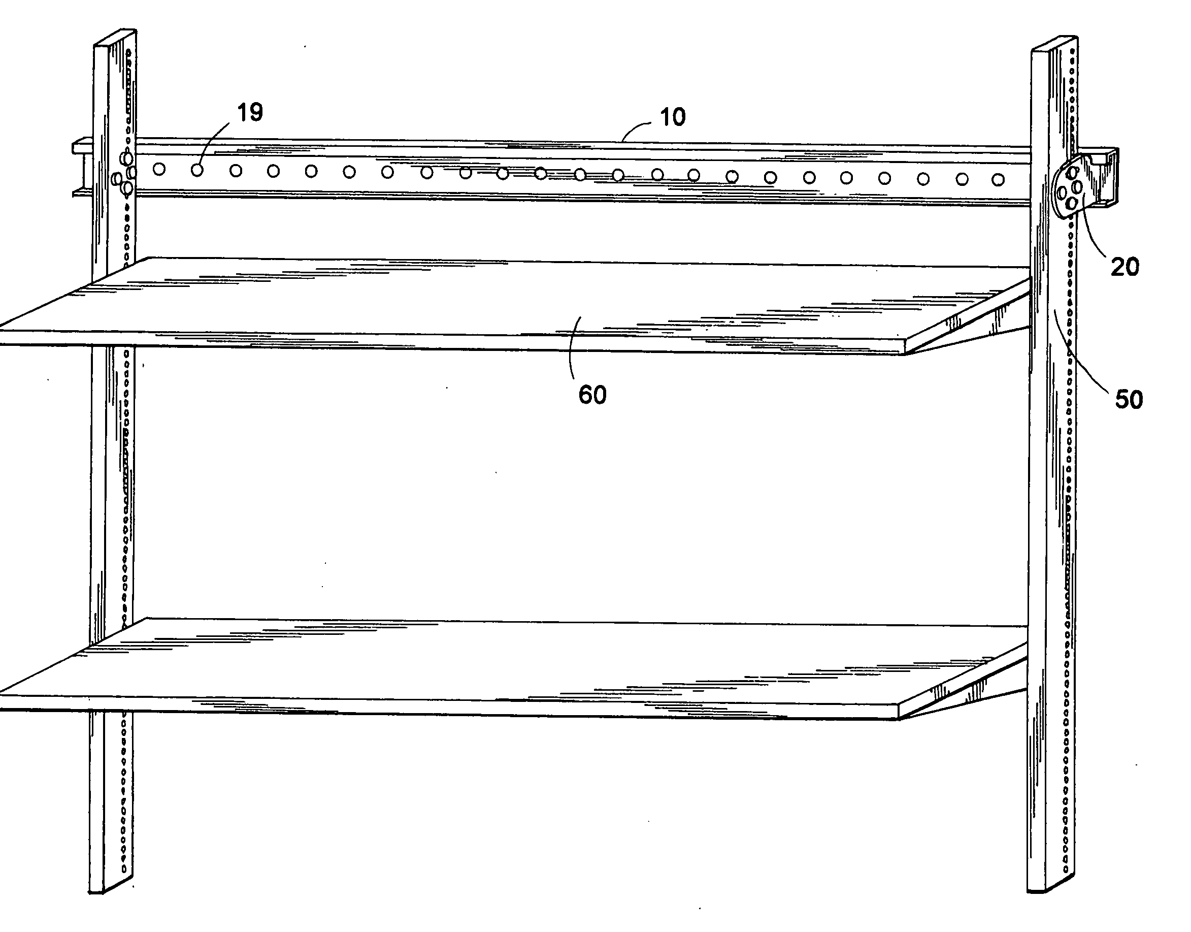 Closet partition system