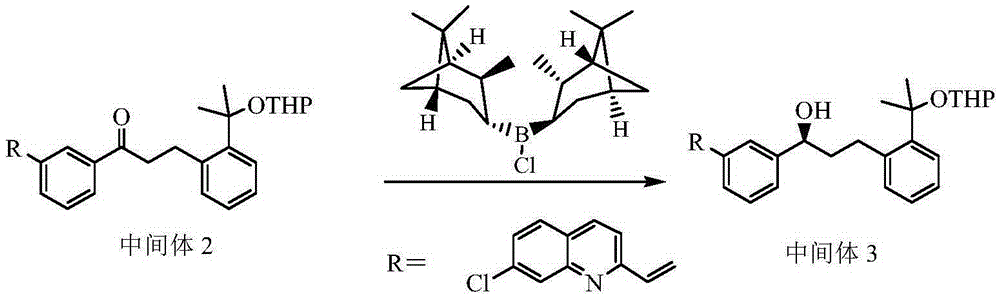 A kind of preparation method of montelukast sodium and its intermediate