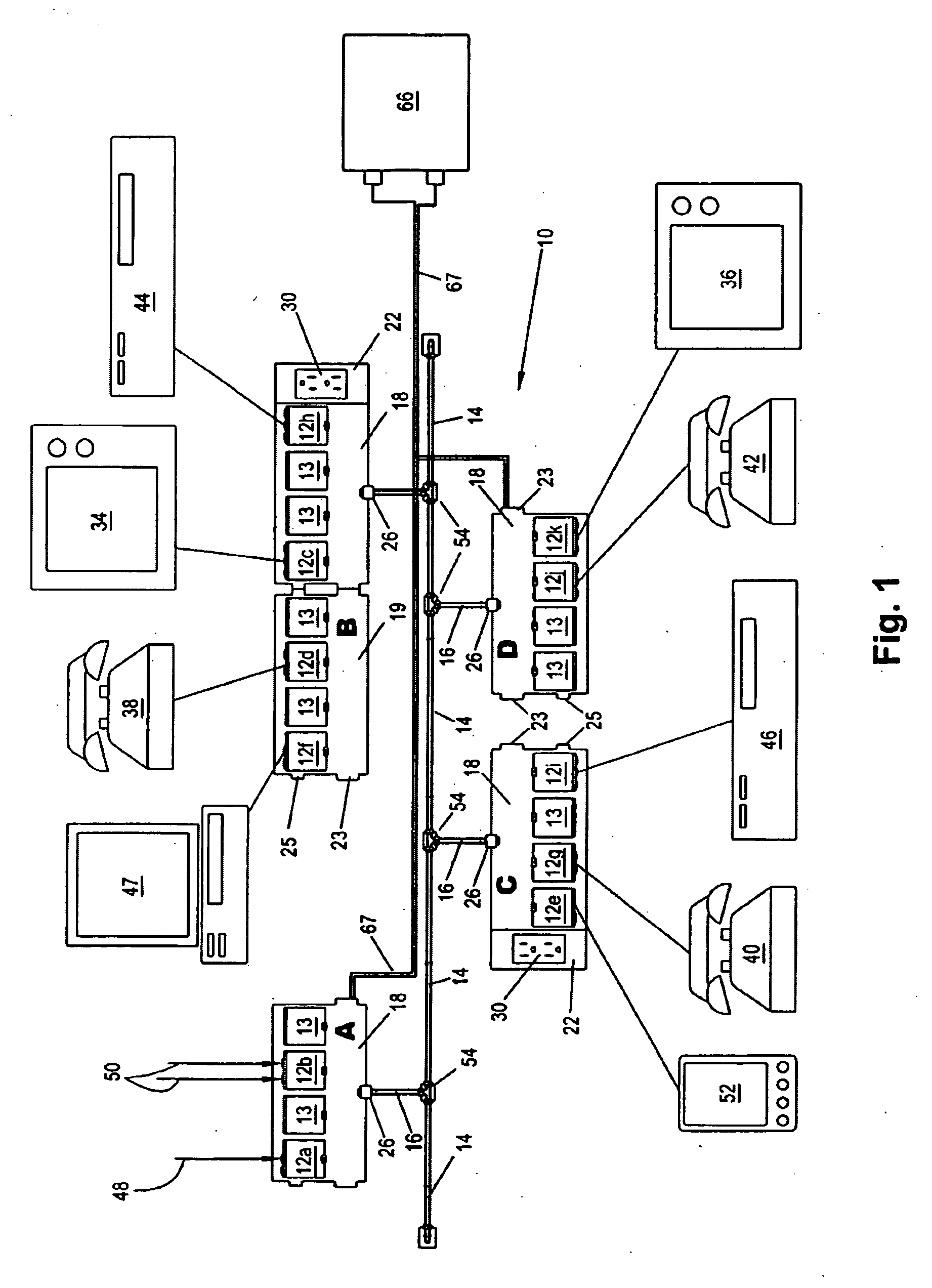 Intelligent modular multimedia data distribution system