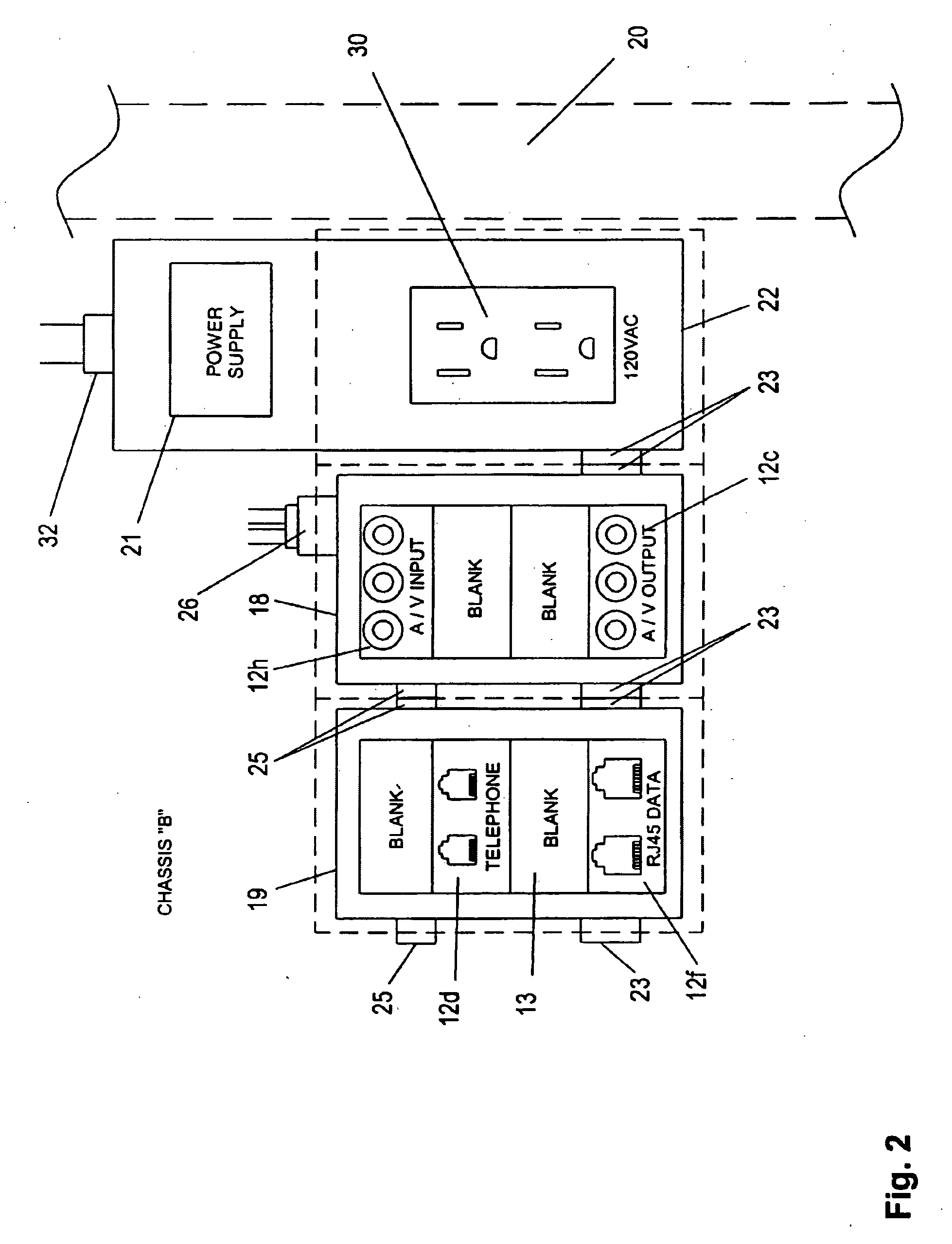 Intelligent modular multimedia data distribution system