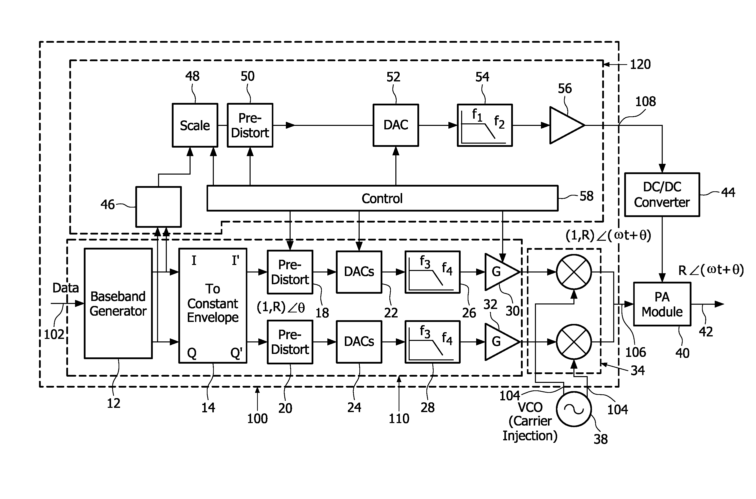 Multi-mode radio transmitters and a method of their operation