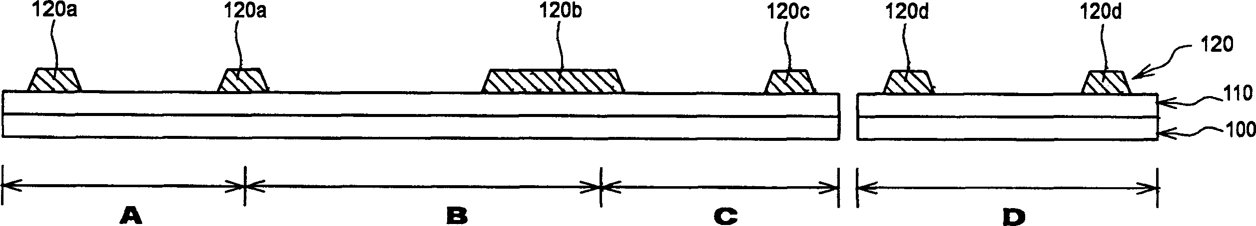 Manufacturing method of array substrate of semi-reflection semi-penetration liquid crystal display