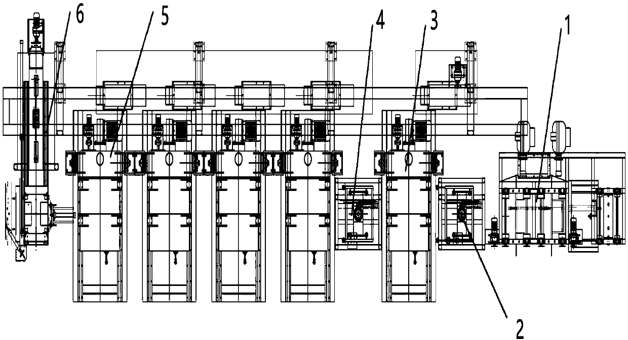 Oil drum refurbishment pretreatment assembly line and operation method thereof