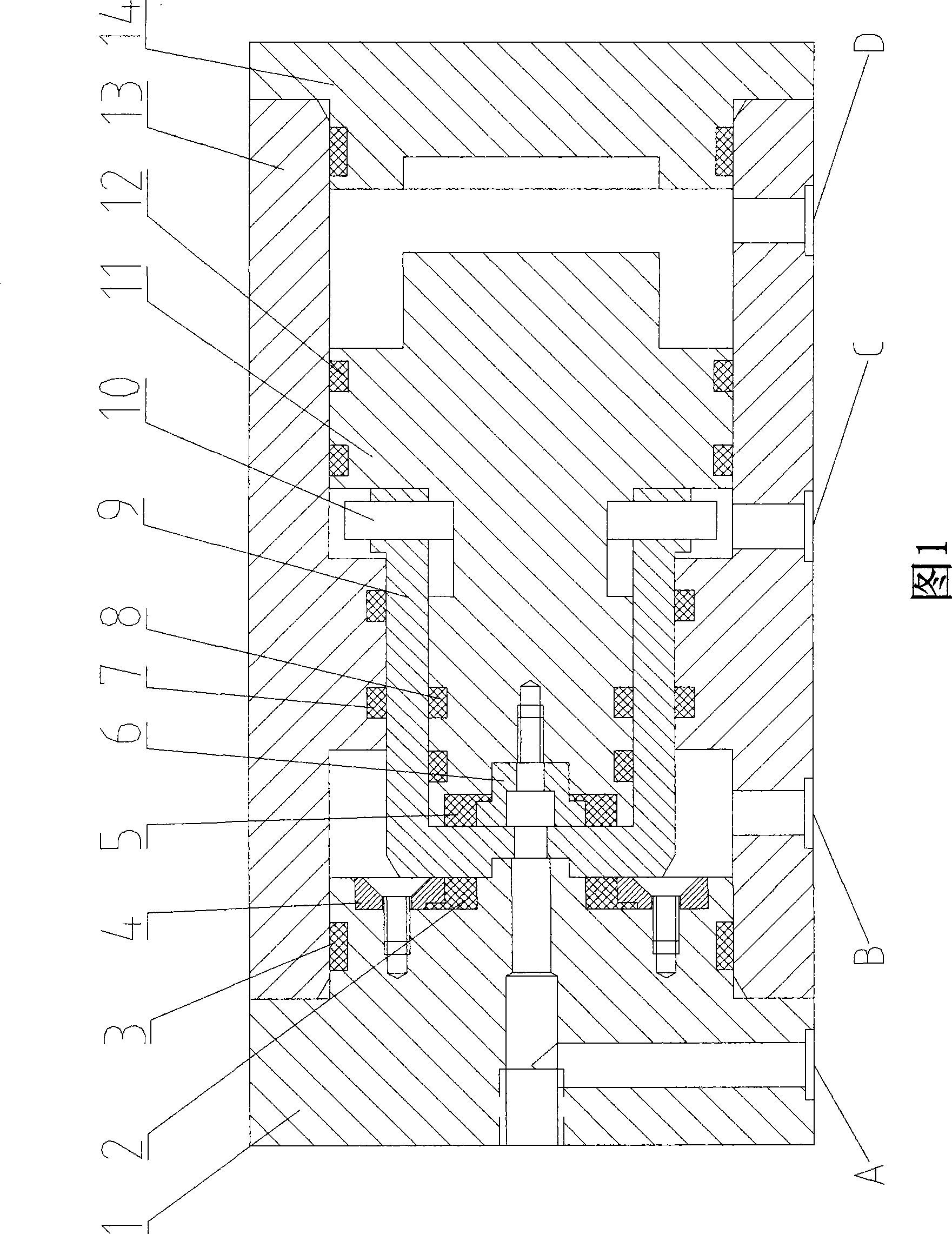 Unloading type liquid-control hydraulic break valve and its opening method