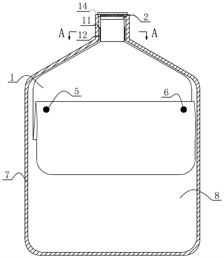 A barreled water liner and its filling process