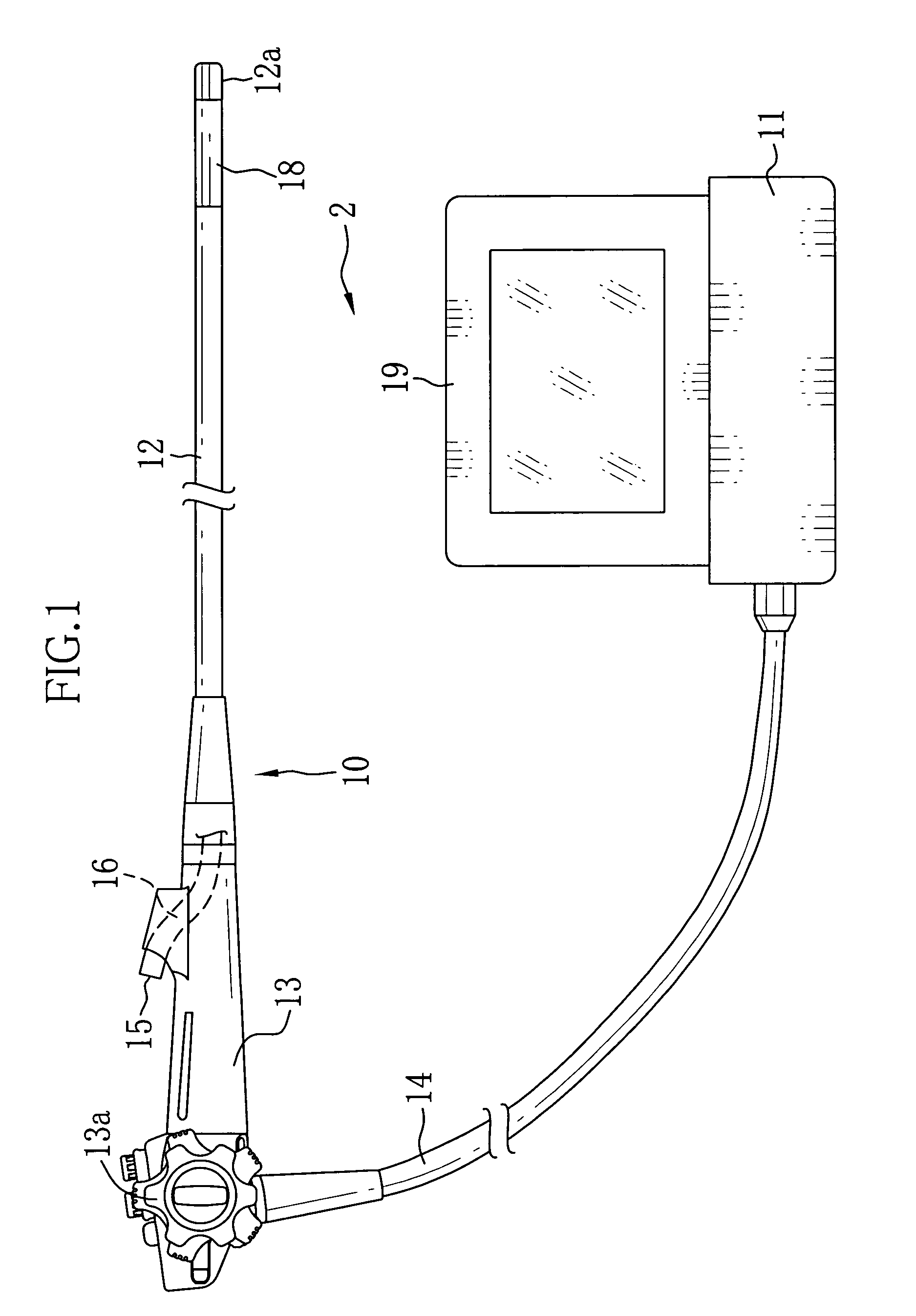 Imaging apparatus for electronic endoscope and electronic endoscope