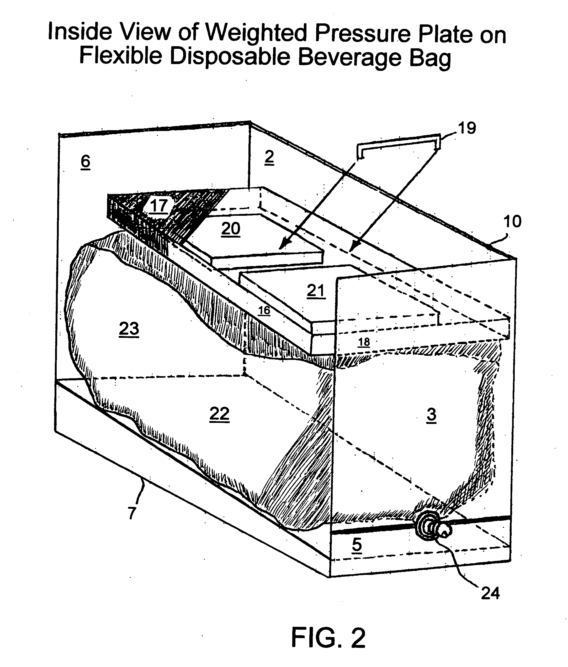 Beverage dispensing box for office and kitchen counters